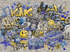 Graffiti Blast Blue and Gold