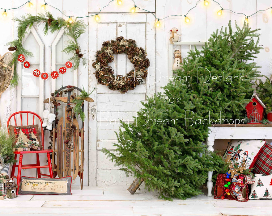 Grandma's Porch Christmas Tree