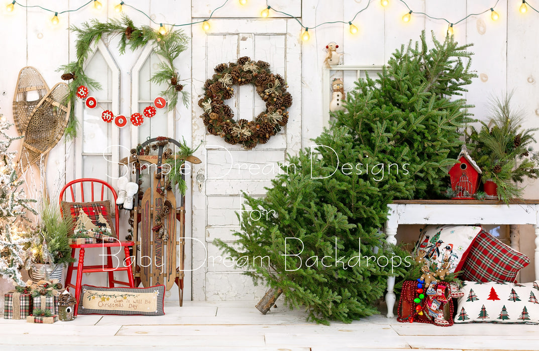 Grandma's Porch Christmas Tree