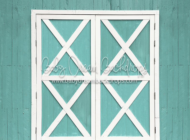Grandpa's Farm Doors Blue