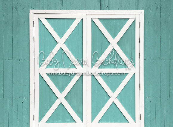 Grandpa's Farm Doors Blue