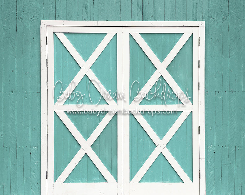 Grandpa's Farm Doors Blue
