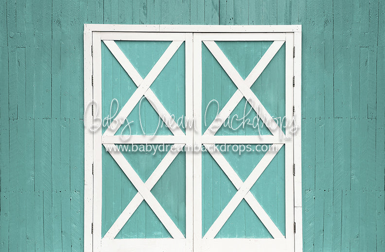 Grandpa's Farm Doors Blue