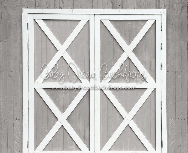 Grandpa's Farm Doors Gray