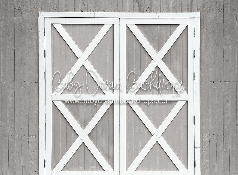 Grandpa's Farm Doors Gray