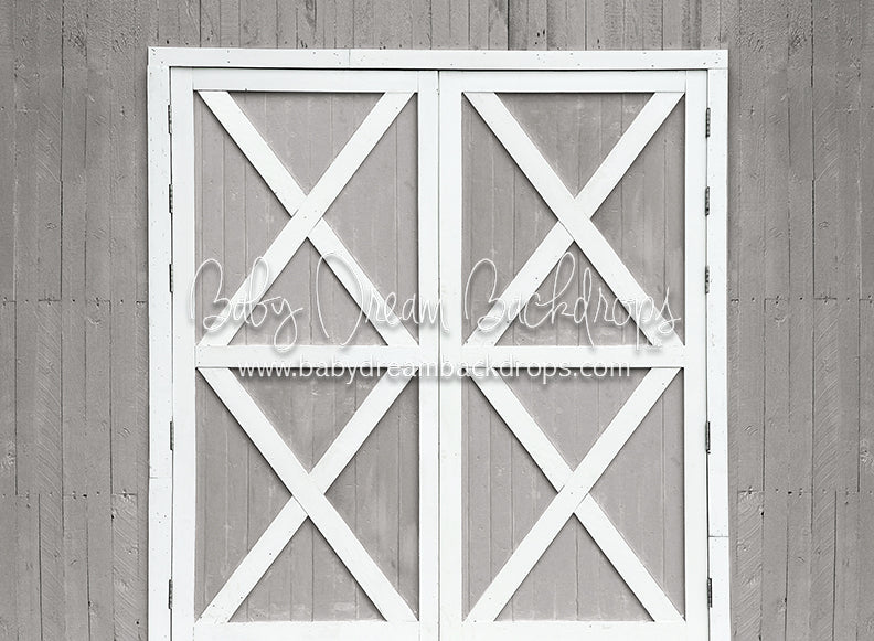 Grandpa's Farm Doors Gray