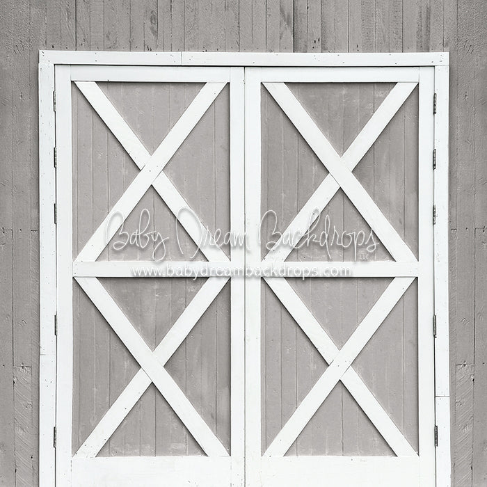 Grandpa's Farm Doors Gray