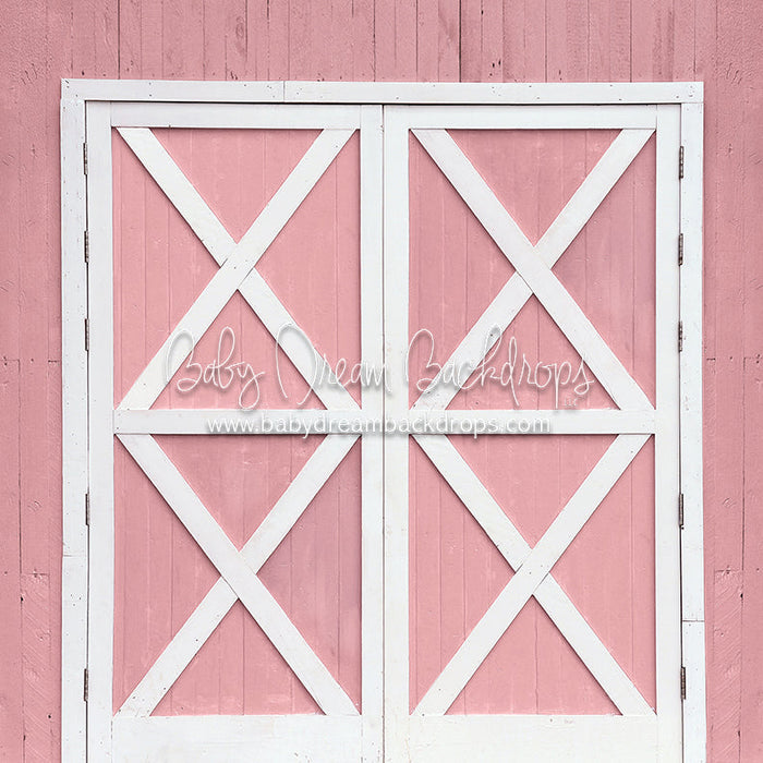 X Drop grandpas farm doors pink