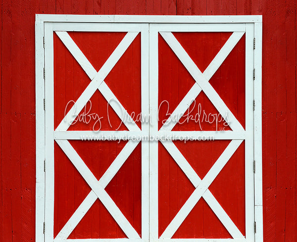 Grandpa's Farm Doors Red