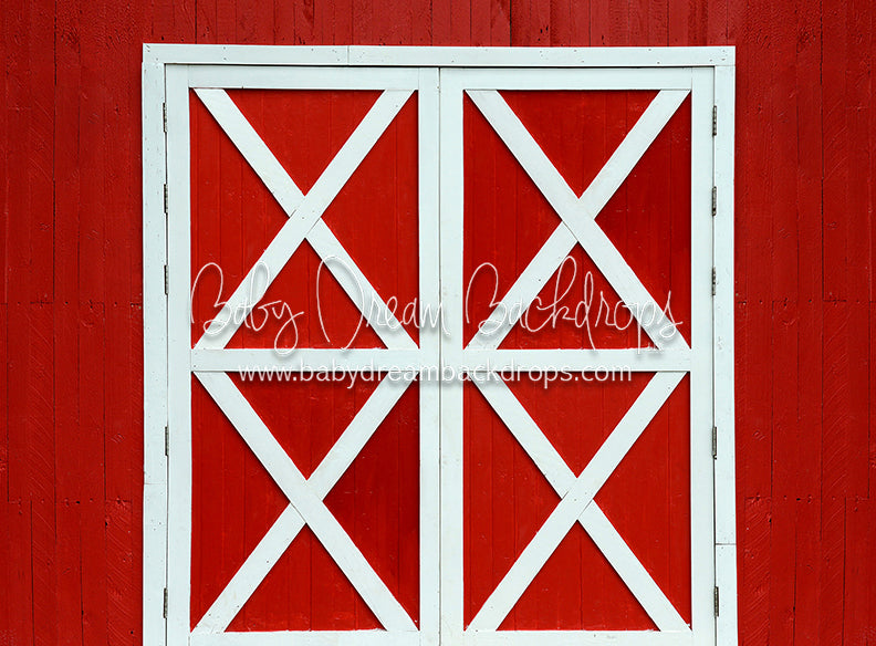 Grandpa's Farm Doors Red