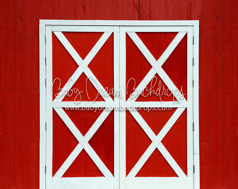 Grandpa's Farm Doors Red
