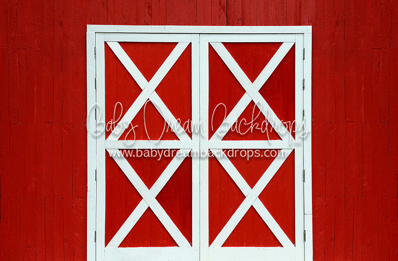 Grandpa's Farm Doors Red
