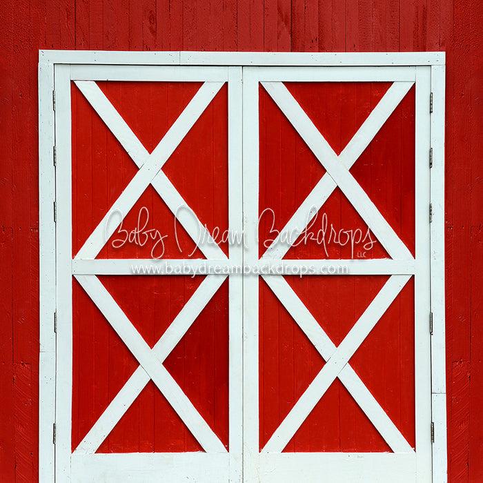 Grandpa's Farm Doors Red