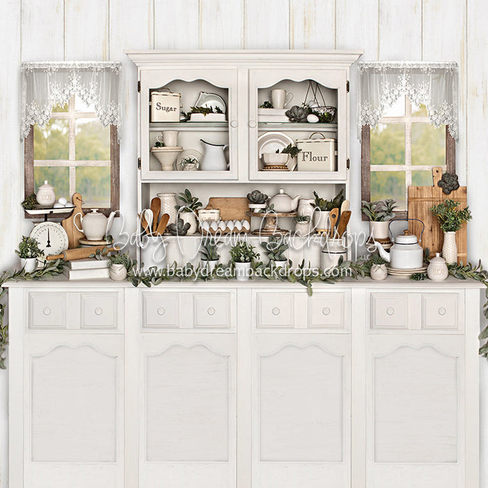 X Drop grannys country kitchen