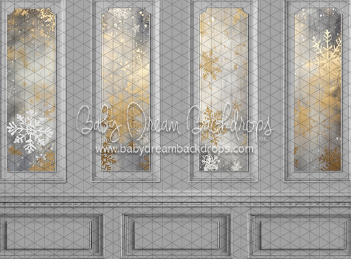 Gray Snowflake Wall (JA)