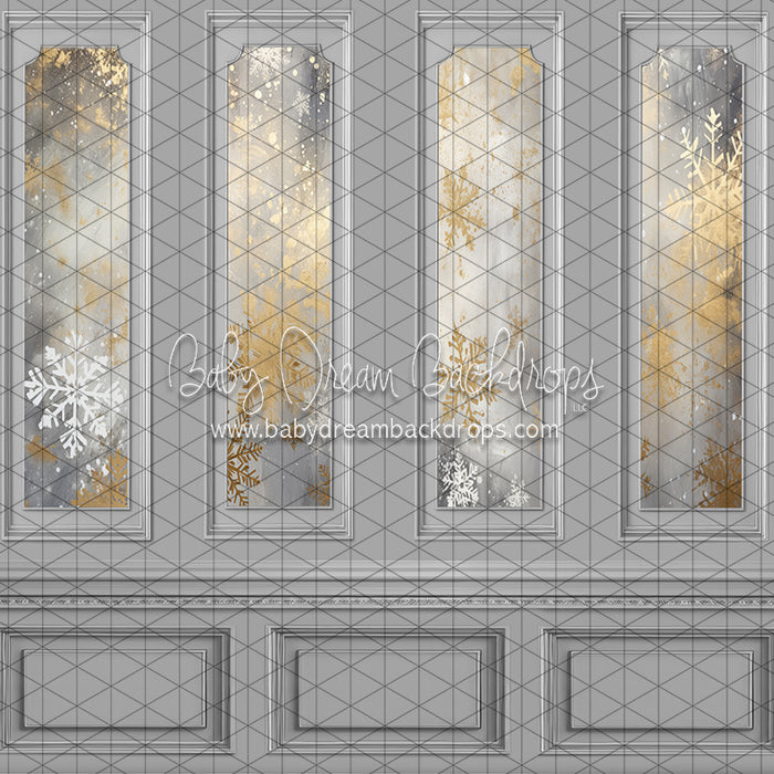 Gray Snowflake Wall (JA)