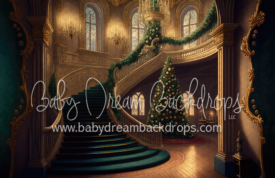 Green Christmas Staircase (MD)
