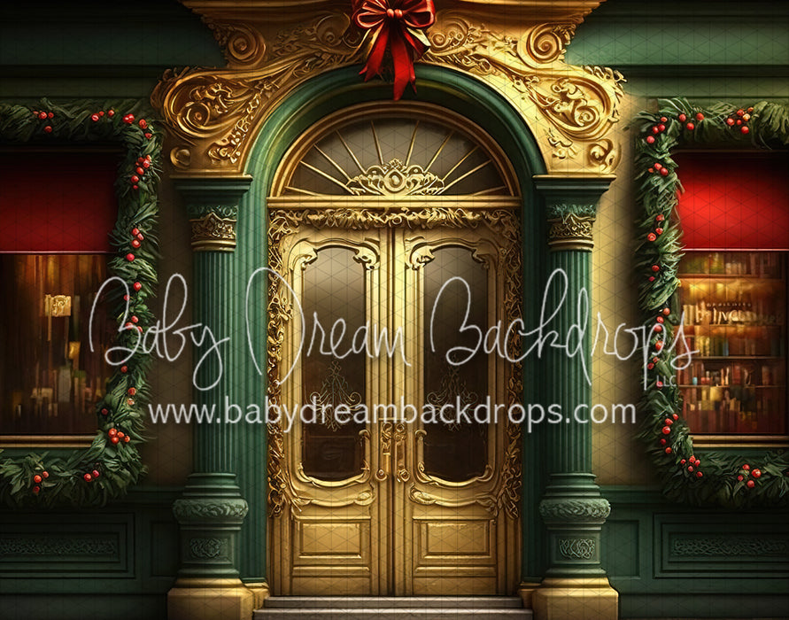Green and Gold Christmas Entrance (MD)