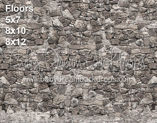 Grey Cobble Stone Floor