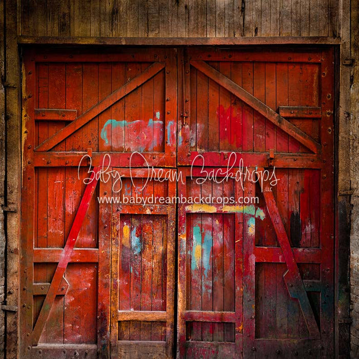 X Drop grunged up garage