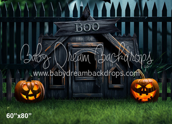 Halloween Doggy House BOO (AZ)