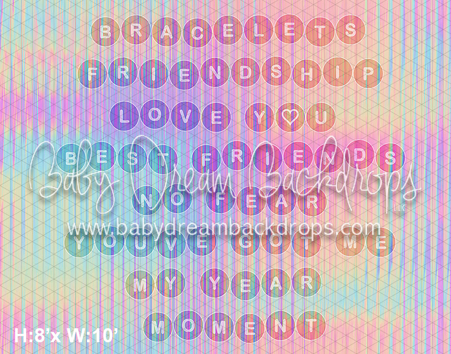 Halo Wall Bracelets Messages (GO)