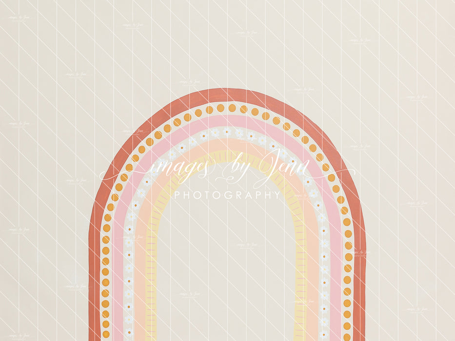 Hand Painted Daisy Rainbow (JG)