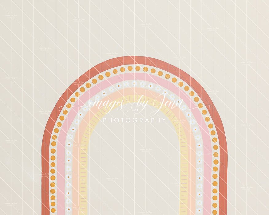 Hand Painted Daisy Rainbow (JG)