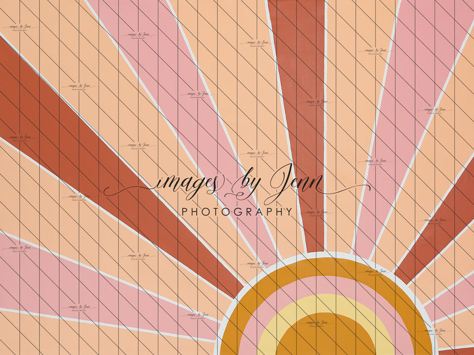 Hand Painted Hippie Sun (JG)