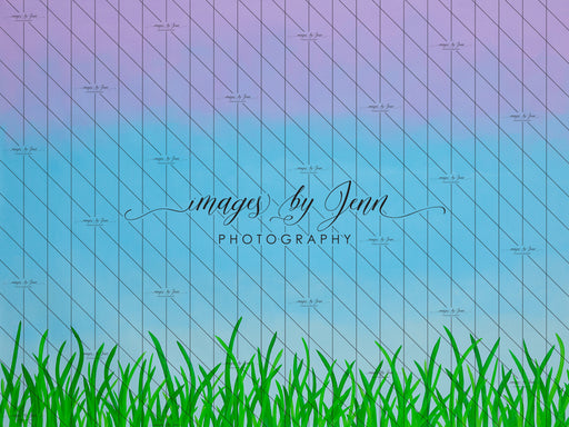 Hand Painted Morning Grass (JG)