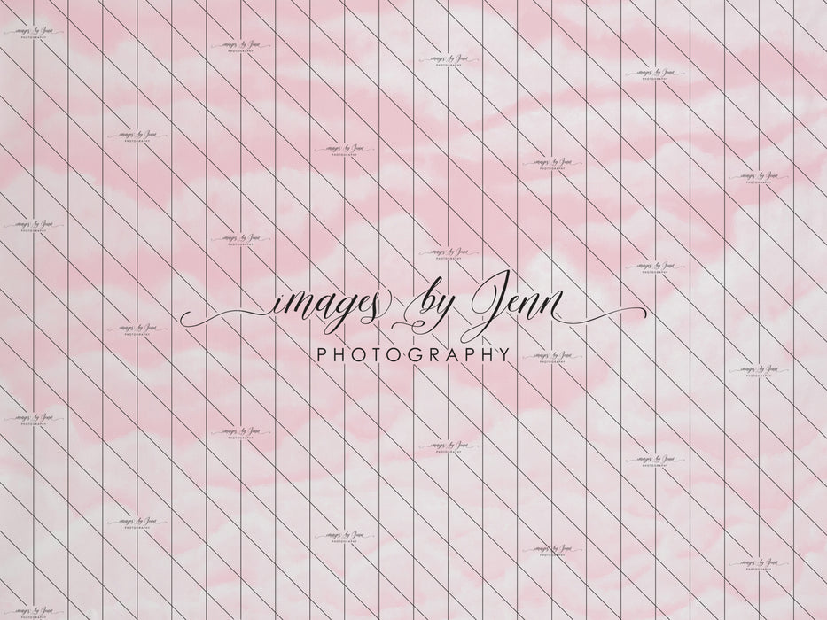 Hand Painted Pink Clouds (JG)