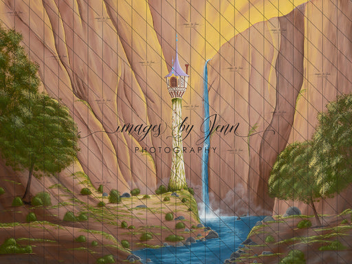 Hand Painted Secret Tower (JG)