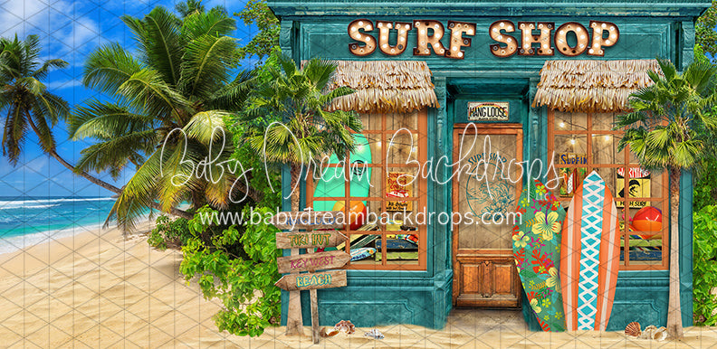 RTS 8x8 fleece Hang Loose Surf  Shop (JA)