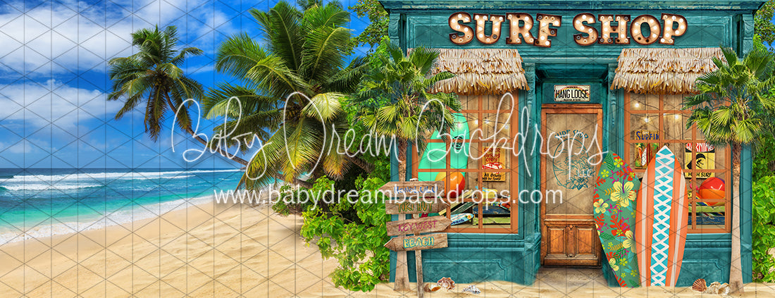 X Drop hang loose surf shop ja