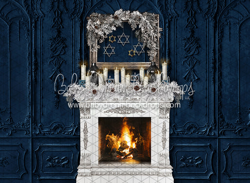 Hannukkah Home Fireplace (JA)