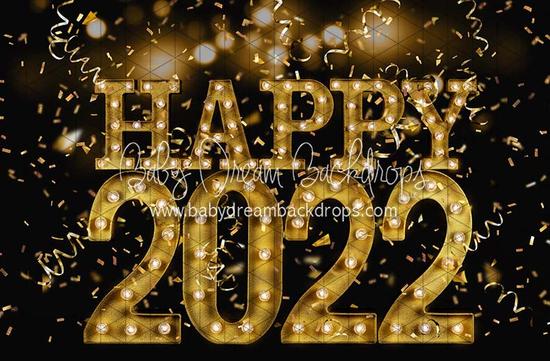 Happy 2022 Gold