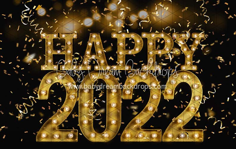 Happy 2022 Gold