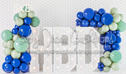 Happy Birthday Blue and Green