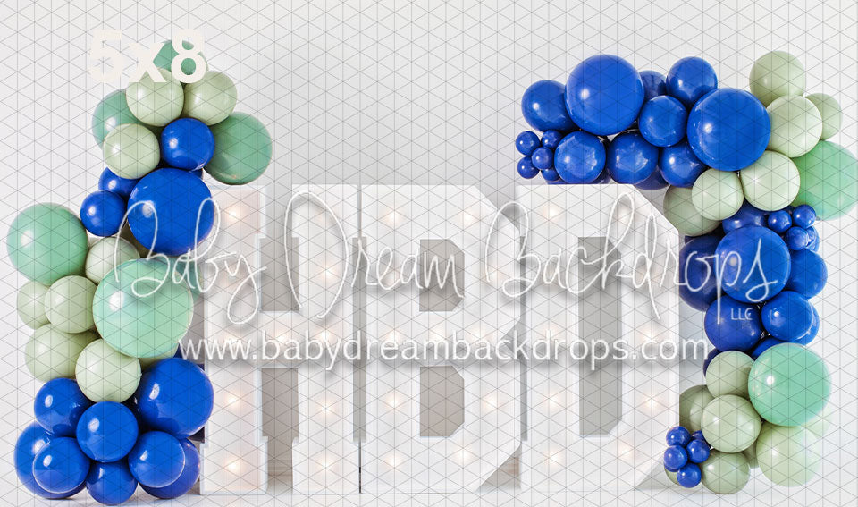 Happy Birthday Blue and Green