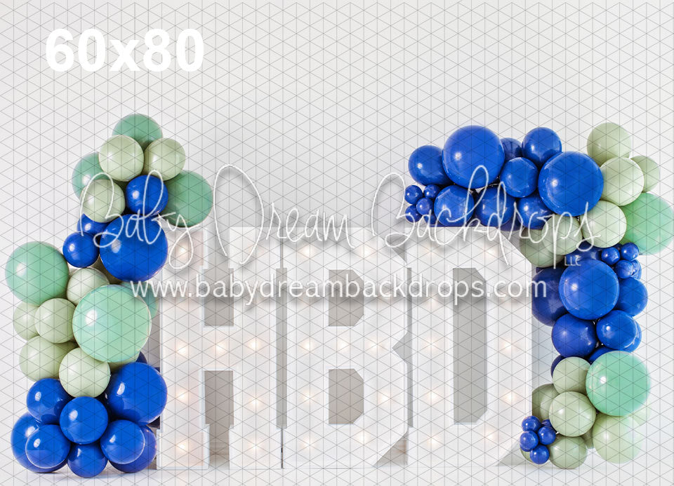 Happy Birthday Blue and Green