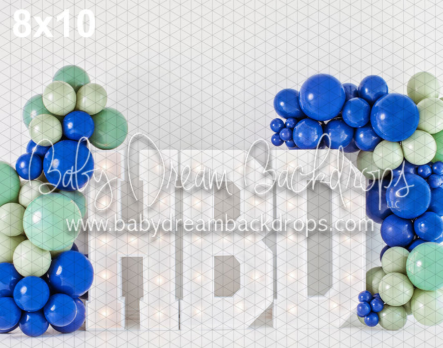 Happy Birthday Blue and Green