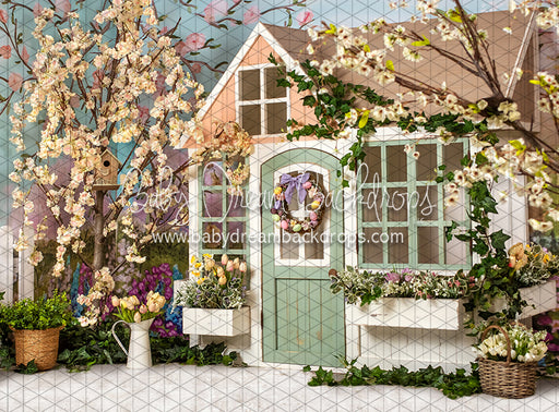 Happy Easter House (Light Bottom) (JA)