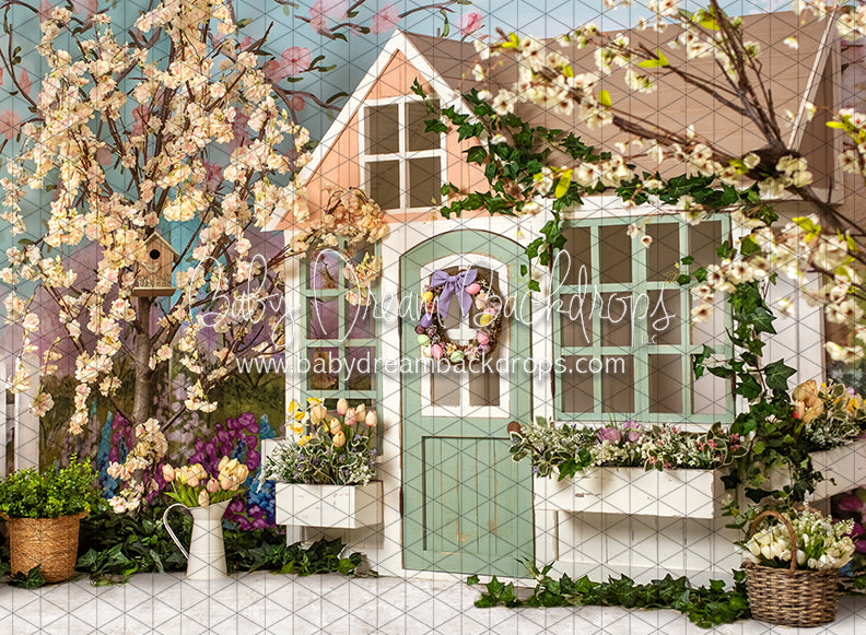 Happy Easter House (Light Bottom) (JA)