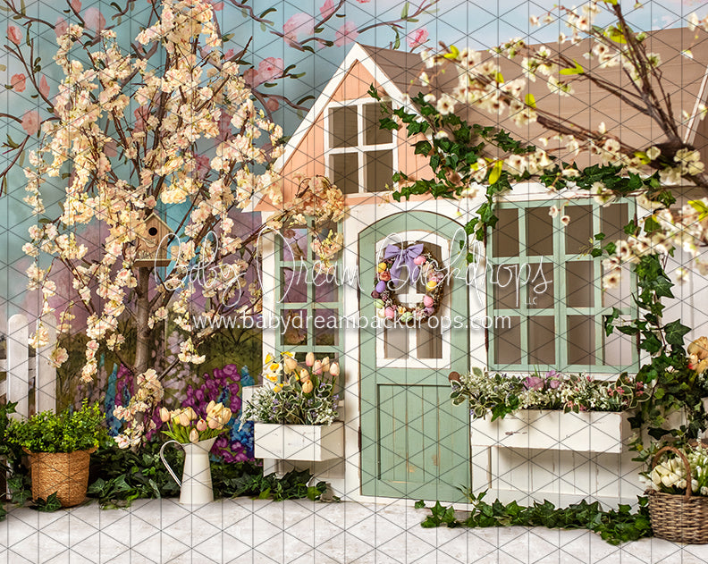 Happy Easter House (Light Bottom) (JA)