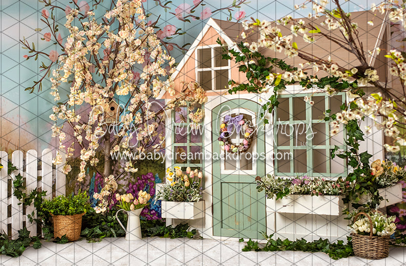 Happy Easter House (Light Bottom) (JA)