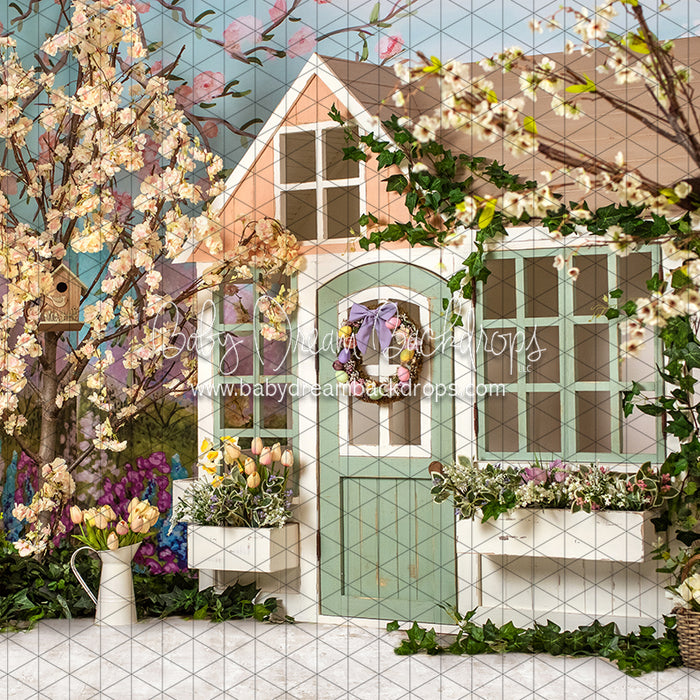 Happy Easter House (Light Bottom) (JA)