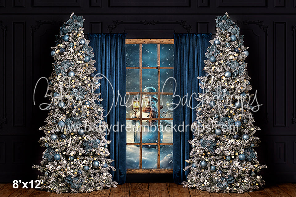 Happy Frosty Snowman Window (VR)