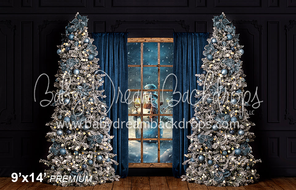 Happy Frosty Snowman Window (VR)