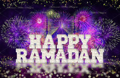 Happy Ramadan White