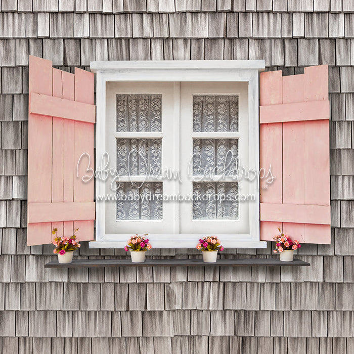 X Drop happy spring window